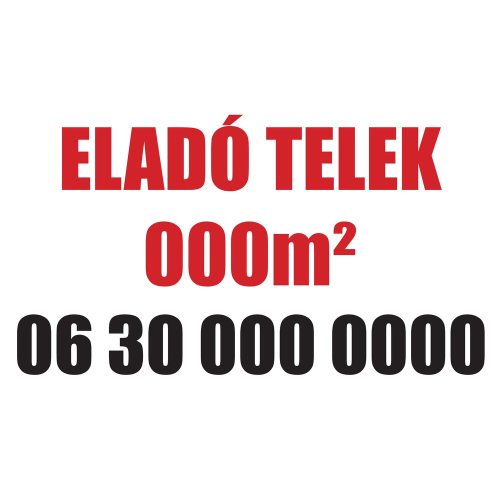 Eladó telek